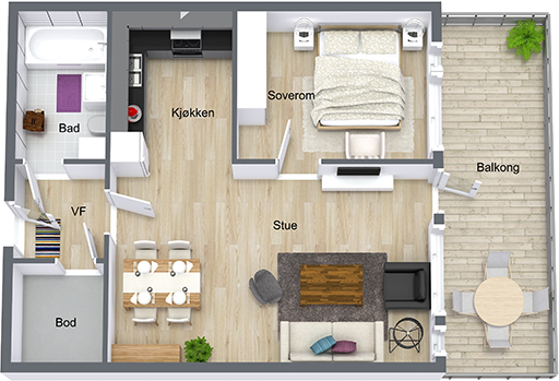 3D floorplans